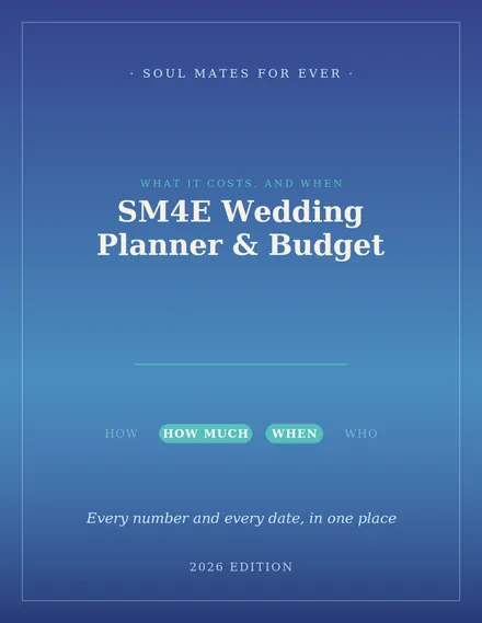 SM4E Wedding Planner and Budget tracker cover
